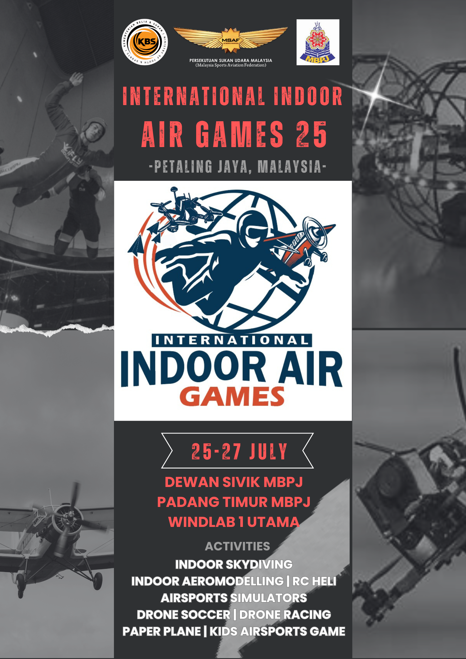 INTERNATIONAL INDOOR AIR GAMES 2025-Registration is now Open